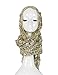 kayamiya Women's 1920s Scarf Sequin Deco Fringed Wedding Cape Evening Shawl