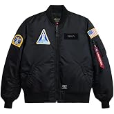 Alpha Industries MA-1 NASA Bomber Flight Jacket - Fighter Pilot Flight Jacket