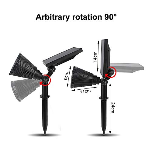Solar Power Plant Grow Light Garden Greenhouse Flower Vegetable Growth LED Lamp (1Pack)