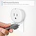 WiFi Smart Plug, Maxcio Smart Outlet Compatible with Alexa Echo Google Home Ifttt, Timer/Schedule Function, App Remote Control from Anywhere, No hub Required, Only Support 2.4Ghz - 4 Packs