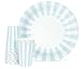 Paper Eskimo 12-Pack Party Plates, Powder Blue