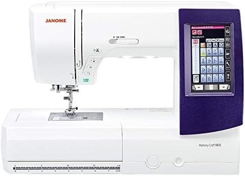 Janome Memory Craft 9850 QCP Sewing & Embroidery Machine