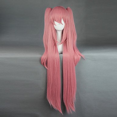 QREZ Cosplay Wigs Seraph of the End Krul Tepes Cosplay Pink Long Anime Cosplay Wigs 100+60 CM Heat Resistant Fiber Male Female