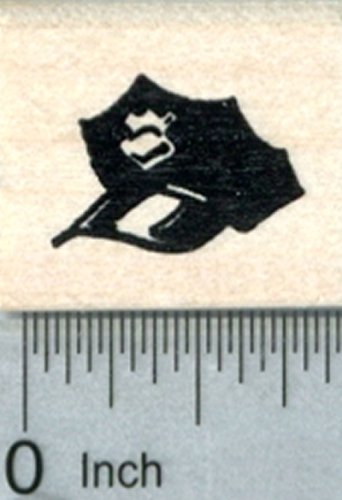 Police Hat Rubber Stamp, Tiny Size