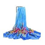 100% Silk Extra Long Oblong Silk Scarf,78"L57"W 100% Silk Extra Long Oblong Silk Scarf,78"L57"W