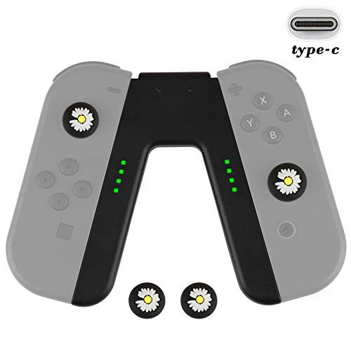Joy Con Charging Grip, Ergo Comfort Joycon Grip Compatible with