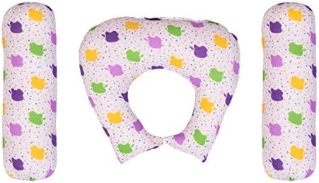 Baby Fly Baby Boy's and Girl's Pillow Set (0-6 Months) (Multicolour Apple Pillow)