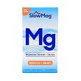 Slow-Mag Magnesium Chloride Dietary Supplement with Calcium, 60 Count (Pack of 2)