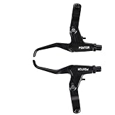 FOMTOR Bike Brake Levers Universal Aluminum Alloy Bicycle Brake Lever 2.5 Finger and 4 Fingers Length for Mountain Bike, Kids Bike, Folding Bike, MTB BMX (2.2cm)