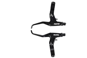 FOMTOR Bike Brake Levers Universal Aluminum Alloy Bicycle Brake Lever 2.5 Finger and 4 Fingers Length for Mountain Bike, Kids Bike, Folding Bike, MTB BMX (2.2cm)