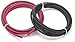 EWCS 4 Gauge Premium Extra Flexible Welding Cable 600 Volt 25 Feet Each Black+Red