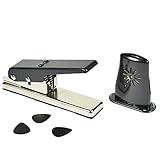 Artempo Black Acoustic Guitar Humidifier - Protects from Aging and Moisture, Great Design and in Bonus a Device to Create your own Guitar Picks in Black