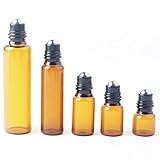 5Pieces/Lot 1Ml 2Ml 3Ml 5Ml 10Ml Glass Roll On