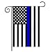 Thin Blue Line American 12 x 18 Inch Garden Flag Police Flag American Flag