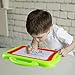 Magnetic Drawing Board, Geekper Green Erasable Colorful Magna Doodle Drawing Board Toys for Kids Writing Sketching Pad, with 5 Shape Stamps