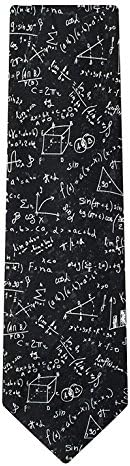 Mens Necktie Math Equations Tie