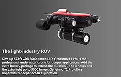 200M Underwater Drone ROV Robot with 4K UHD Action