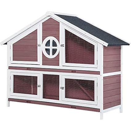 Amazoncom Julyfox Rabbit Hutch Indoor And Outdoor Large Chicken