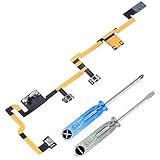 MMOBIEL Volume Flex Compatible with iPad 2 Power ON/Off Switch Button Connector Flex Cable incl. 2 x Screwdriver