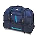 High Sierra Evolution Drop Bottom Rolling Duffel Bag, True Navy/Midnight/Pool, 30-Inch
