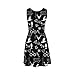 Custom Summer Sundress Black And White Design Dress Sundress