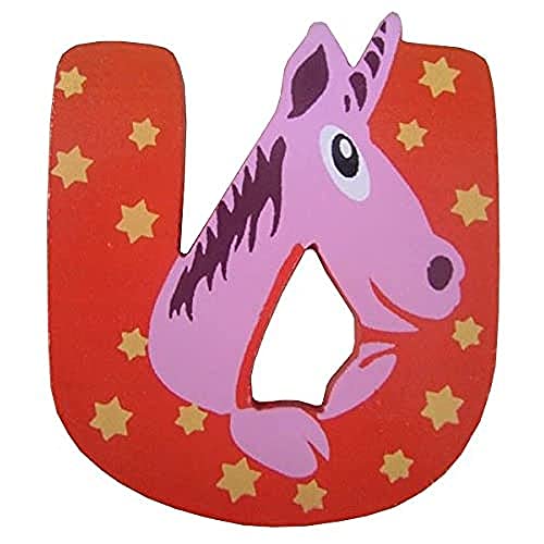 Small Foot Lettera U in Legno Con animali
