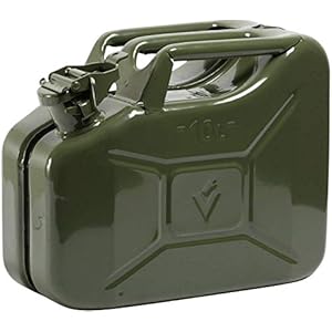 Wave jerrycan inhoud 10 l lengte 345 x breedte 165 x hoogte 275 mm olijfgroen