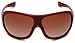 Oakley Women's OO9131 Immerse Sport Sunglasses, Vino Frame/Dark Brown Gradient Lens, 60 mm