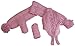 N'Ice Caps Little Girls and Infants Geo Design Cable Knit 3PC Fleece Lined Set