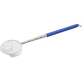 uxcell 5cm Dia Blue Metal Telescopic Handle Aquarium Fishbowl Fish Landing Net
