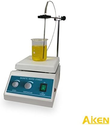 AiKEN Analog Ceramic Magnetic Stirrer CMS-C, 1600 rpm, stepless speed adjustment, 50~320℃, 180x180mm, 5.5kg/12LB, 110V 60HZ/220V 50HZ