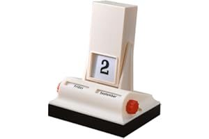 Vernijtrdy Flip Calendar Tabletop Ornament Decorative Desk Calendar Desktop Calendar Calendar for Hotel Bedroom Living Room