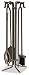 Uniflame, F-1614, 5pc Bronze Fireset with Crook Handles primary