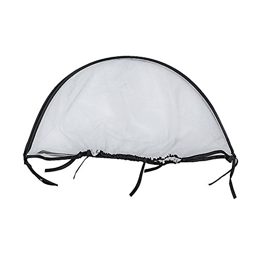 Topwon Universal Full Cover Baby Mosquito Net/Insect Mesh Netting Fits Most Strollers Bassinets, Cradles Chair seat and Car Seats Safe Elastic Design - Black