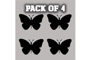 4 Pcs Screen Door Safety Stickers|Retractable Sliding Glass Door Decals for Kids, Dogs & Birds|Window Screen Warning Stickers