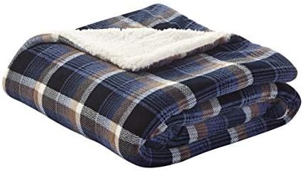 PimpamTex – Sherpa Reversible Sofa Blanket 130 x 160 cm, Soft, Lightweight and Warm for Bed - 130_x_160_cm Park Avenue