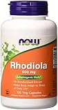 Now Rhodiola Rhodiola Rosea 500mg, 120 Count