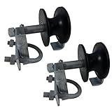 (2) Chain Link Rolling Gate NYLON TRACK ROLLERS: 2