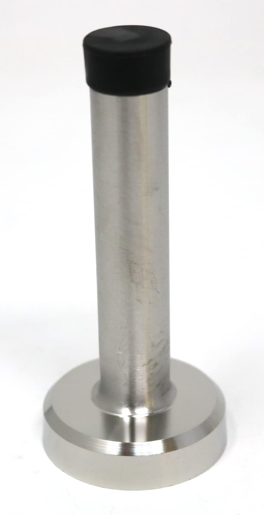 fiXte Stainless Steel Door Stop Wall Floor Mounted Stopper Skirting Board Metal Buffer (95mm)