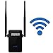 MSRM US302 Wi-Fi Extender with 360 Degree 300Mbps Full WiFi Covering with High Gain Dual External Antennas High Gain Conventivity (Black)