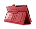 rooCASE Asus MeMO Pad HD 7 Case - ME173X Dual View Stand Folio Cover - RED (With Auto Wake / Sleep Cover)