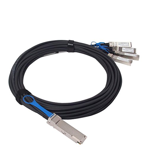 10Gtek 100Gb/s for Juniper JNP-100G-4X25G-2M, QSFP28 to 4X 25G SFP28 Breakout DAC, 2-Meter