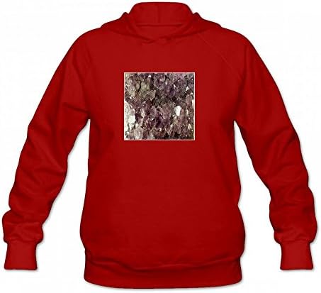 Fangeshi Agate Image of Close up Of Purple Agate Women Hoodies Sweatshirt