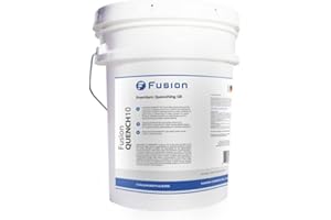 FUSION CHEMICAL Quenching Oil for Heat Treating Knife Steel | Retains Bright Finish | Deep & Uniform Hardening | Fusion Quench 10 (5 Gallon)
