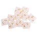 MagiDeal 10pieces 8 Sided Dice D8 Polyhedral Dice for Dungeons and Dragons Party Table Games White