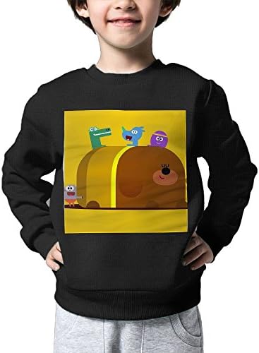 GUIOP VUIPQC Hey Duggee Girls Sweater Dazzling Kids Crew Neck Sweaters