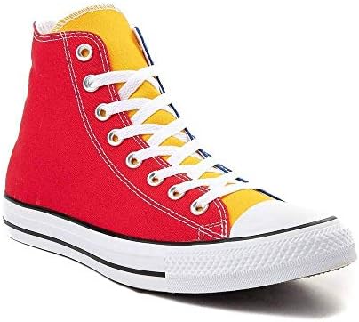 converse red blue green