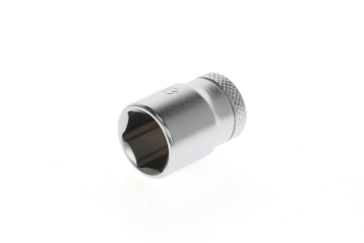 GEDORE Socket, 1/4" 6.3 mm drive, Hexagonal, 13 mm width, Tool, 20 13, Chrome-plated steel