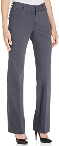Lee Platinum Women's Madelyn Natural-Fit Trouser Pants (10 Short, Carbonite)