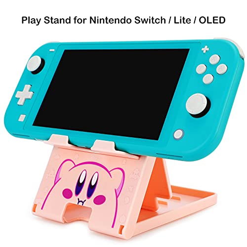 Owngen Cute Switch Stand for Nintendo, Pink Kawaii Anime Switch Lite
